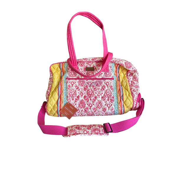 Maison d’Hermine Handbags - Maison d’Hermine Quilted Weekender Bag – Rare Print, New with Tags